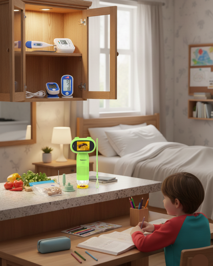 TOMLOV Draagbare Microscoop – 1000X Vergroting .