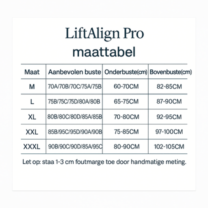 LiftAlign Pro|Zorgt direct voor een rechte rug en een zelfverzekerde uitstraling.