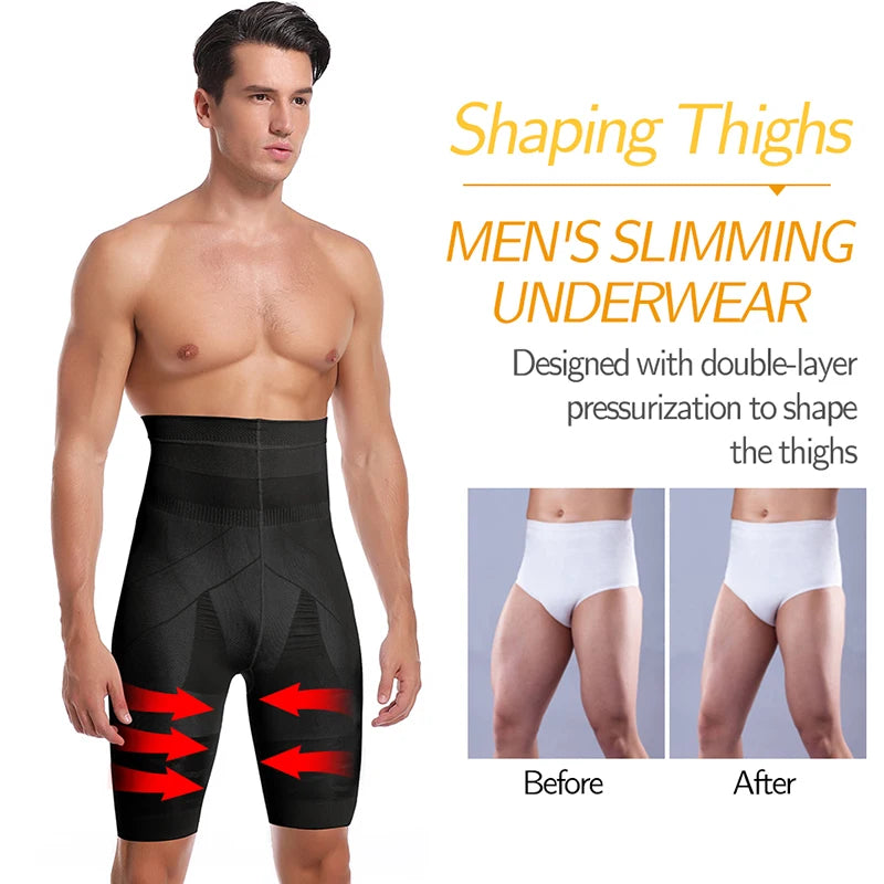 SlimFit™ | Hoge Taille Corrigerende Herenboxers