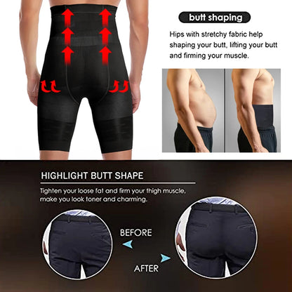 SlimFit™ | Hoge Taille Corrigerende Herenboxers