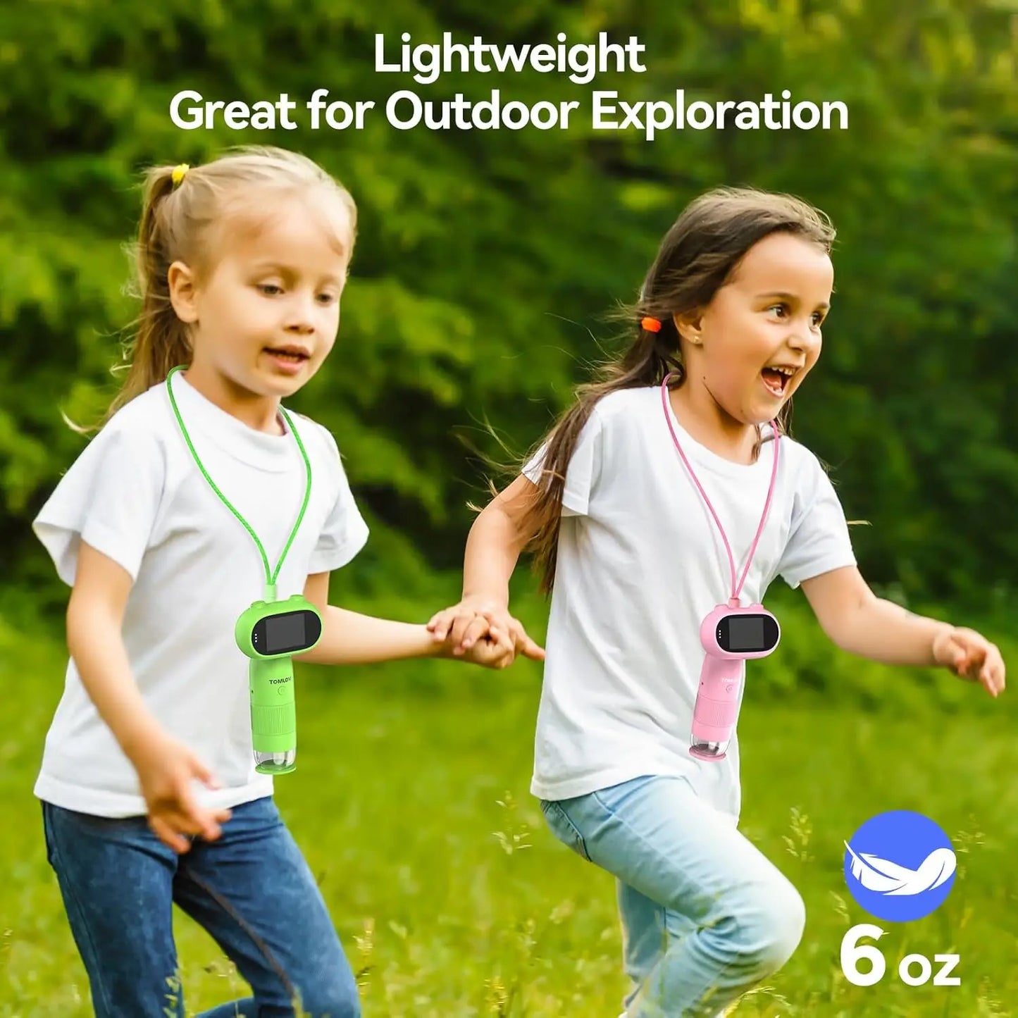 TOMLOV Draagbare Microscoop – 1000X Vergroting .