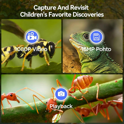 TOMLOV Draagbare Microscoop – 1000X Vergroting .