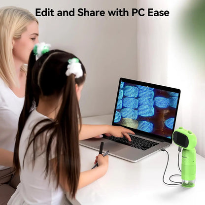 TOMLOV Draagbare Microscoop – 1000X Vergroting .