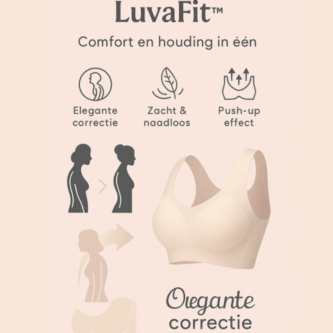 LuvaFit|Ondersteunt uw houding en biedt ongekend draagcomfort.